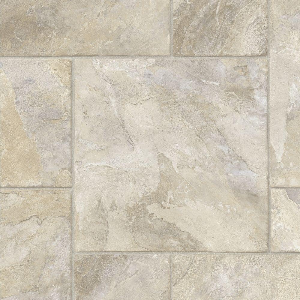 Take Home Sample - Modular Natural Slate Vinyl Sheet - 6 in. x 9 in. price history on PriceWatchPro