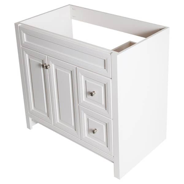Brinkhill 36 in. W x 34 in. H x 22 in. D Bath Vanity Cabinet Only in Cream Brinkhill 36 in. W x 34 in. H x 22 in. D Bath Vanity Cabinet Only in Cream
