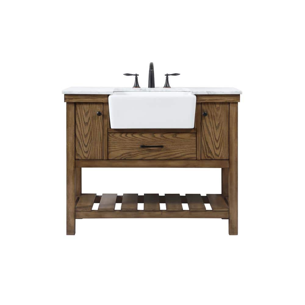 Simply Living 42 in. W x 22 in. D x 34.125 in. H Bath Vanity in Driftwood w