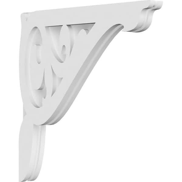 Ekena Millwork 1-7/8 in. x 18 in. x 18 in. PVC Carrillo Corbel