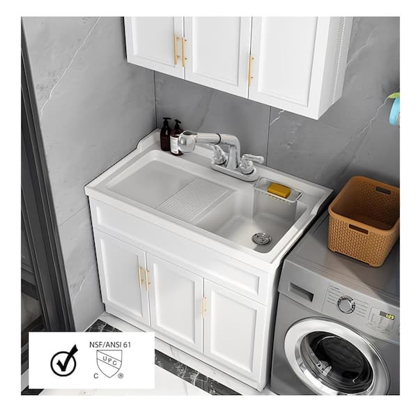 Pull out utility newest laundry sink faucet is suitable for indoor use with metal chrome plated ABS plastic