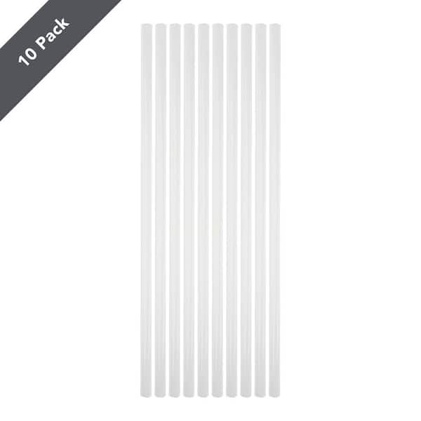 Deckorators 3/4 in. x 3/4 in. x 36 in. White Aluminum Round Classic Baluster (10-Pack)