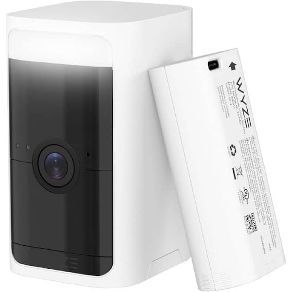Wyze Battery Cam Pro, Wireless Indoor/Outdoor Home Security Camera, with 2k HD Color Night Vision and Built-In Spotlight
