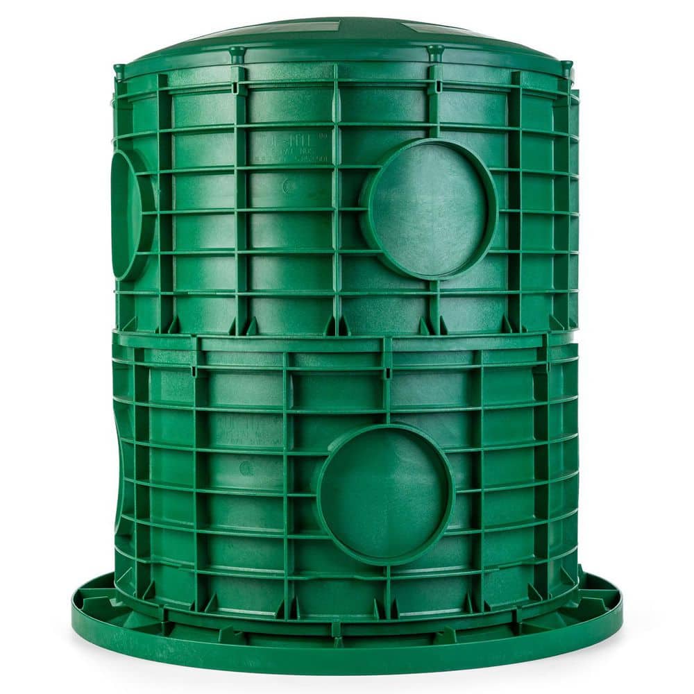 VPC 20 in. ID x 24 in. Tall Septic Tank Riser Combo 89-20RIS24COMBO ...