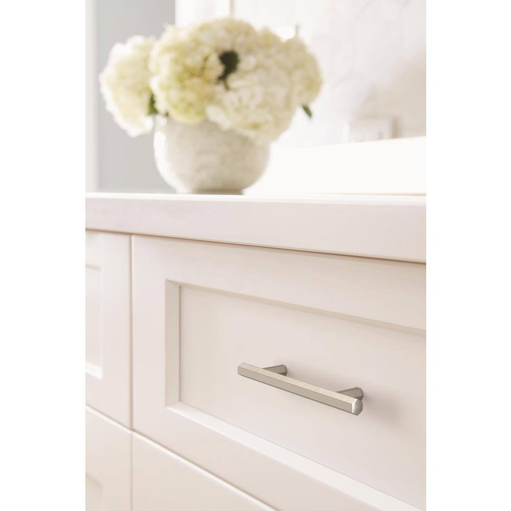 Satin Nickel Brushed Modern Cabinet Bar Pull with Mounting Hardware