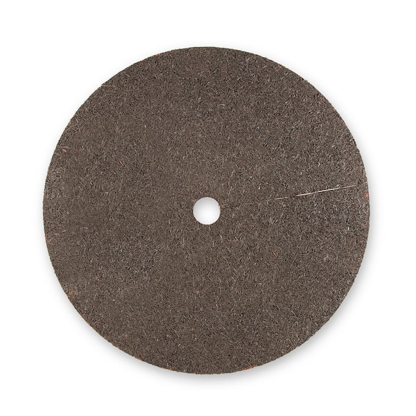 36 in. Dia. Recycled Tire Permanent Rubber Mulch Tree Ring