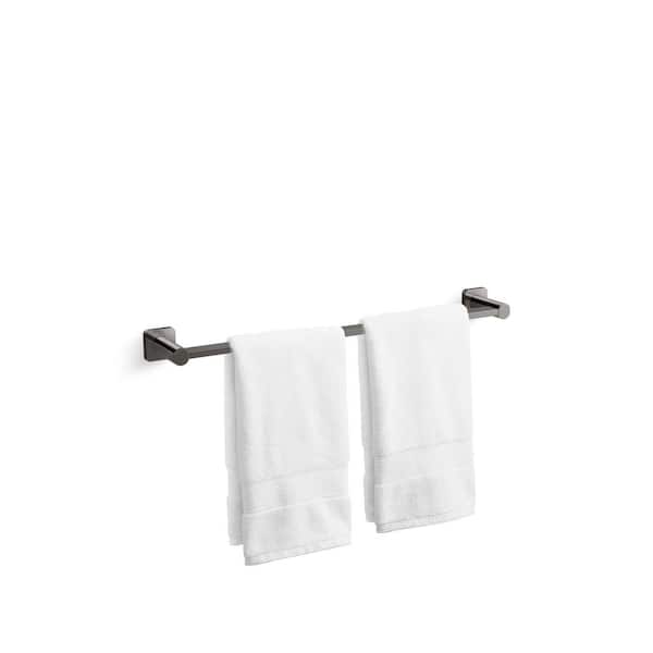 Parallel 24 in. Wall Mounted Towel Bar in Vibrant Titanium