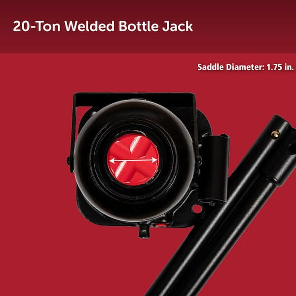 Y'sレッドレーベル タンクトップ 黒 Husky 20-Ton Welded Bottle Jack HPL20BW-ZDT-TH - The Home Depot