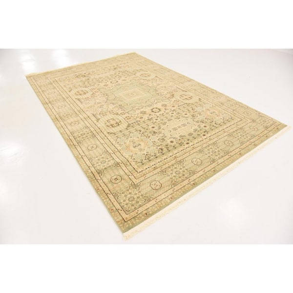 Palace Jackson Light Green 6' 0 x 9' 0 Area Rug