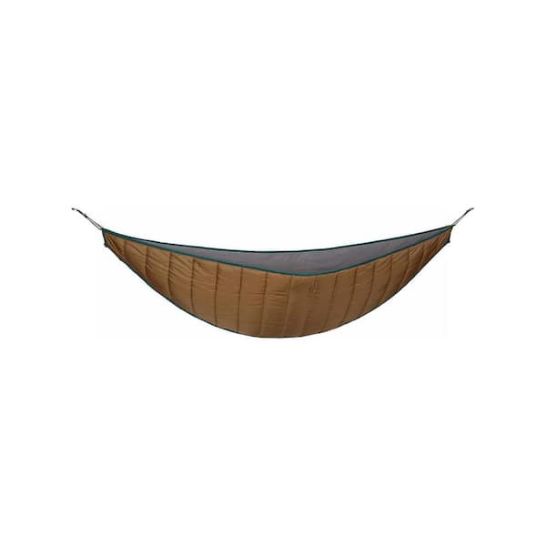 9 ft. Hammock Bed Hammock Under Quilt in Brown for Camping