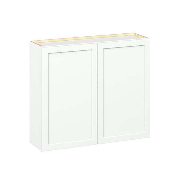 Emerson Pure White Wall 2-Door Ready to Assemble Kitchen Cabinet (42 in. W x 36 in. H x 12 in. D)