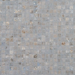 Mantis Ocean Blue 11.81 in. x 11.81 in. Matte Porcelain Floor and Wall Mosaic Tile (0.96 sq. ft./Each)