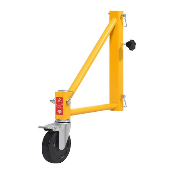 4-Pack Scaffold Outriggers, 1000 lbs. Total Load Capacity Baker-Style Scaffolding Accessory with Swivel Casters