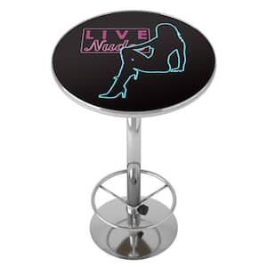 Shadow Babes D Series Blue 42 in. Bar Table