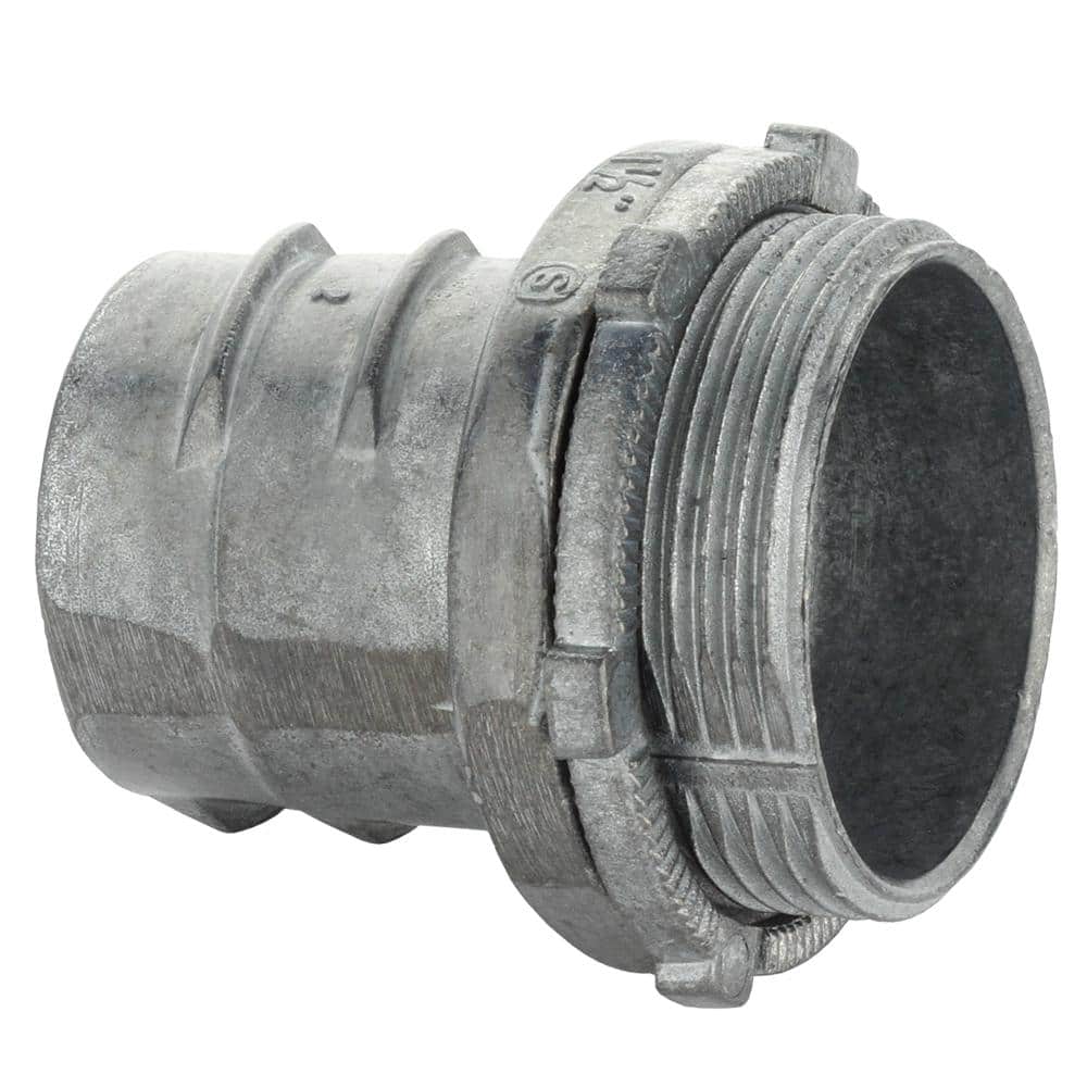 1-1/2 in. Flexible Metal Conduit (FMC) Screw-In Connector