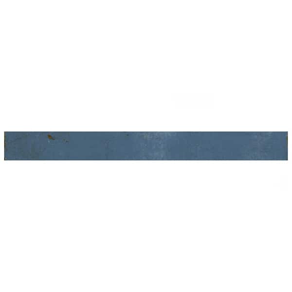 Merola Tile Phoenix Blue 1-7/8 in. x 8-5/6 in. Porcelain Floor and Wall Take Home Tile Sample