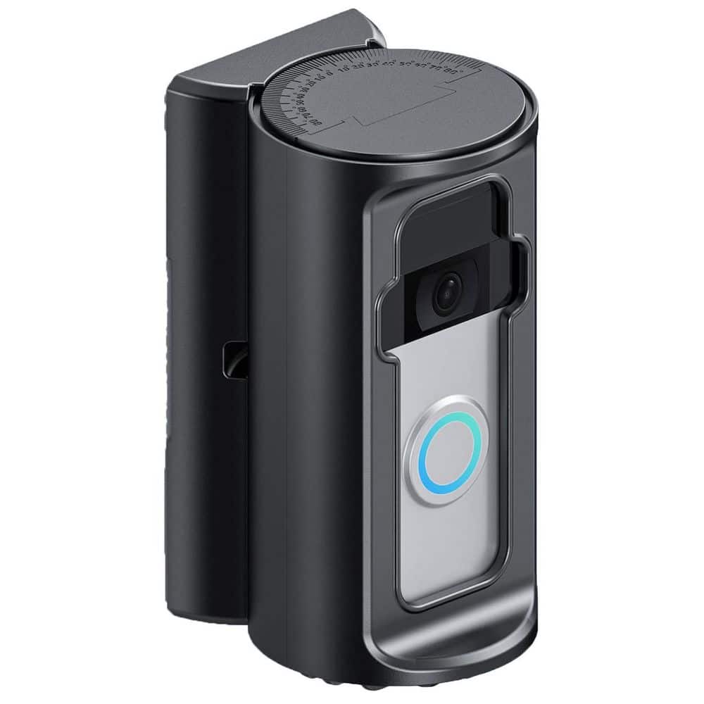 Adjustable 360° Wireless Video Doorbell Angle Mount with Anti-Theft Design