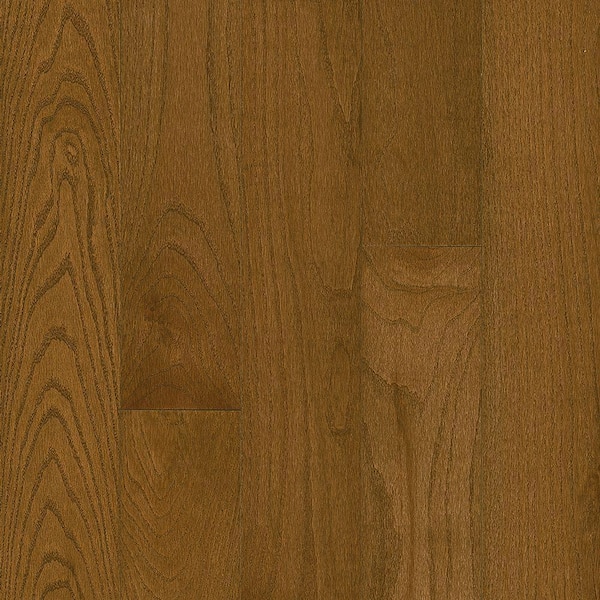 Bruce Plano Low Gloss Saddle Oak 3/4 in. Thick x 5 in. Wide x Varying Length Solid Hardwood Flooring (23.5 sqft/case)