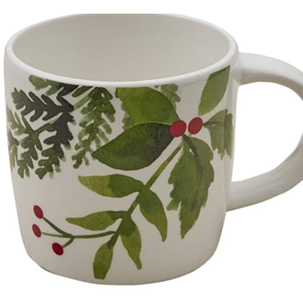 Park Designs Wintertime Multicolor Ceramic Coffee Mug (Set of 4) 867-660 -  The Home Depot