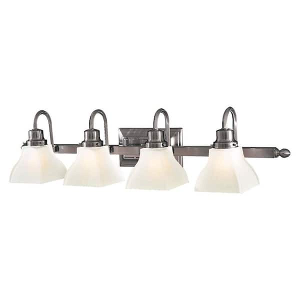 Minka Lavery Mission Ridge 4-Light Brushed Nickel Bath Vanity Light