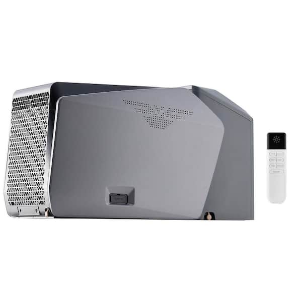 5000 BTU Mobile Air Cooler, 3-Speed AC with 24H Timer, 16-32℃ Range, AC/DC Compatible for Tent Camping