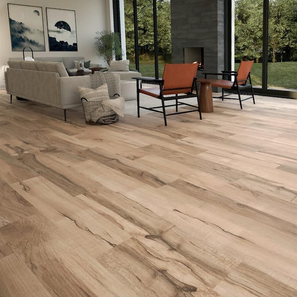 Pagent Hill Maple 22 MIL x 8.7 in. W x 48 in. L Click Lock Waterproof Luxury Vinyl Plank Flooring (20.1 sq. ft./case)