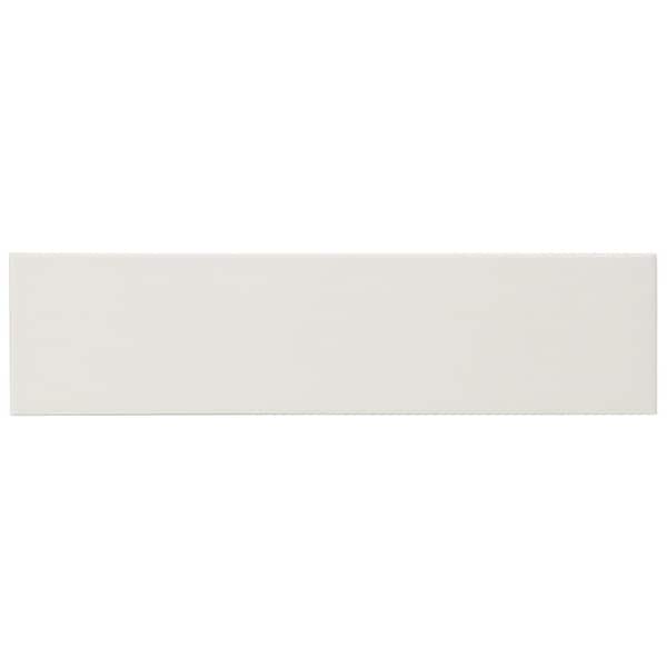 Sway White 2.75 in. x 0.35 in. Matte Porcelain Wall Tile Sample