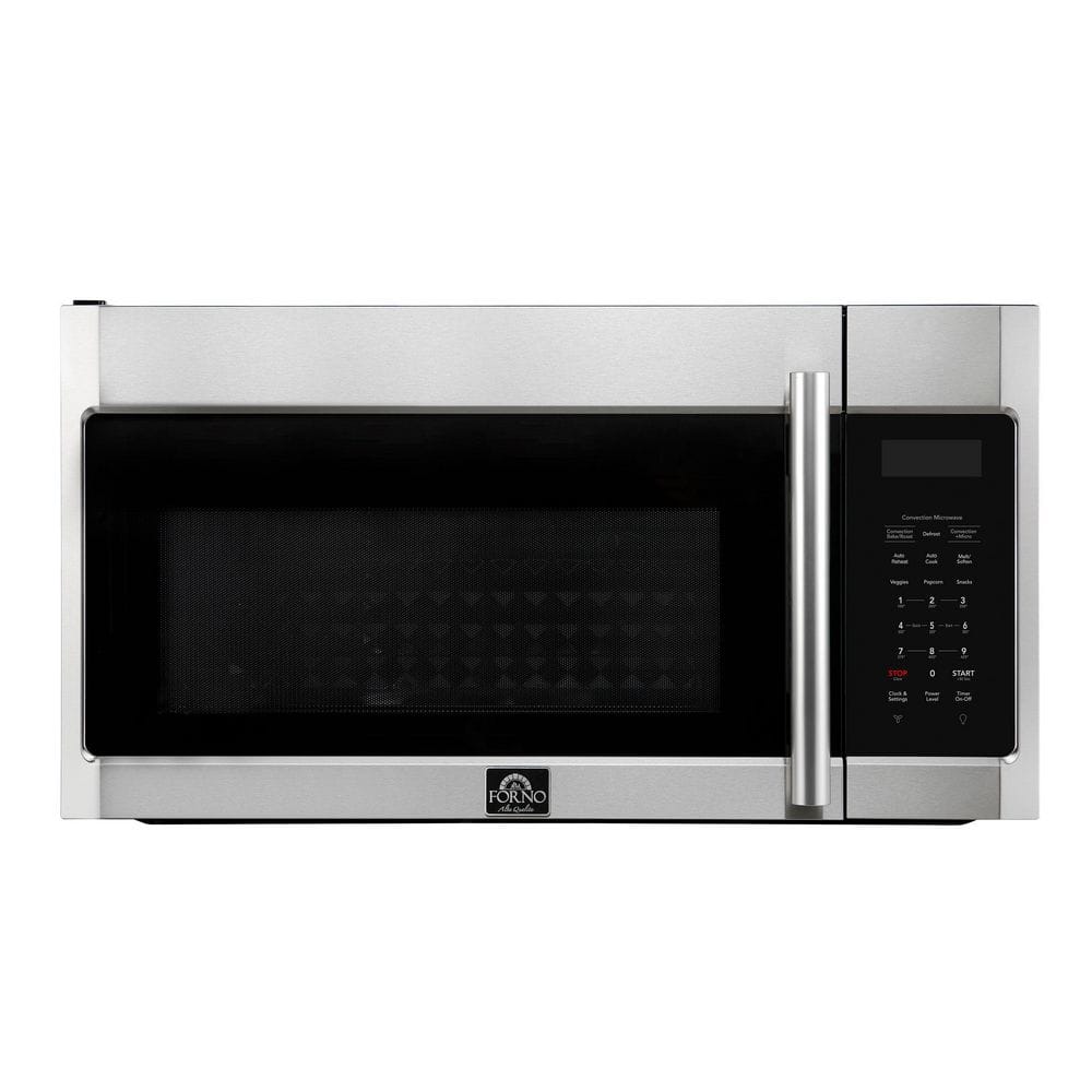 Fornace 1500W 30 in. Over the Range Convection Microwave, Stainless Steel, 1.5 cu. ft, 300 CFM