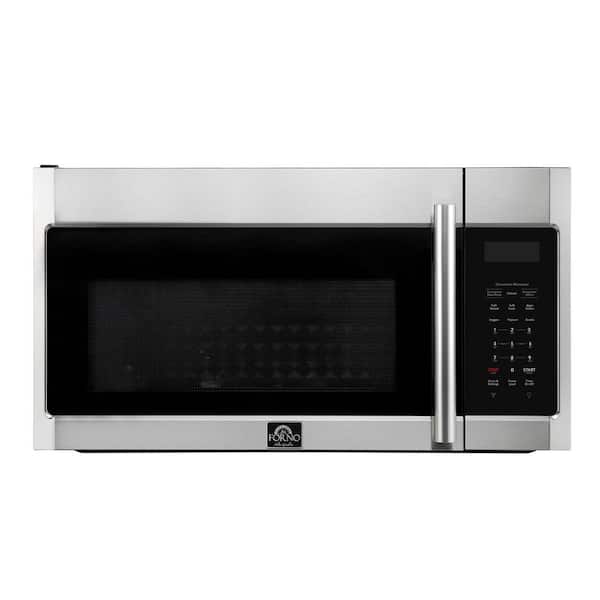 Fornace 1500W 30 in. Over the Range Convection Microwave, Stainless Steel, 1.5 cu. ft, 300 CFM