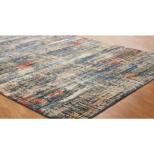 Theory Multi-Colored 2 ft. x 10 ft. Abstract Area Rug