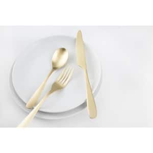 Eliana 12-Piece Champagne Gold 18/0 Stainless Steel Flatware Set (Service for 4)