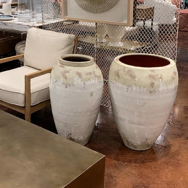 Zentique White Large Vase