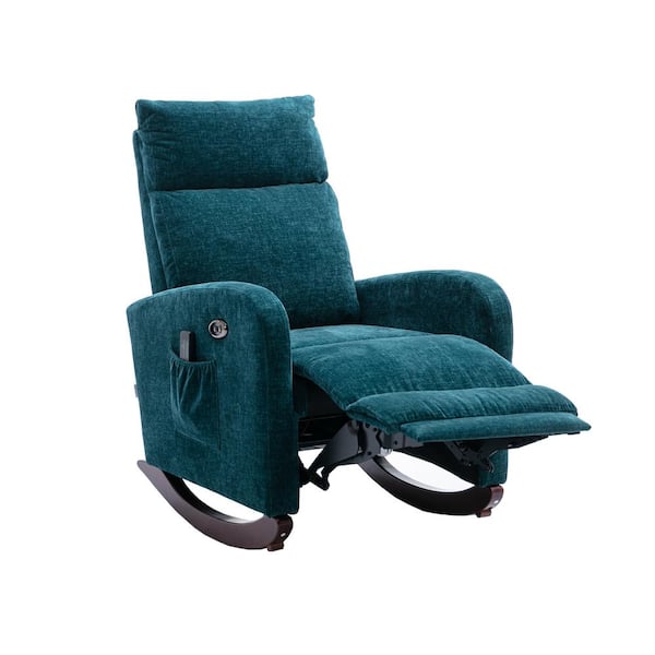 teal rocker recliner