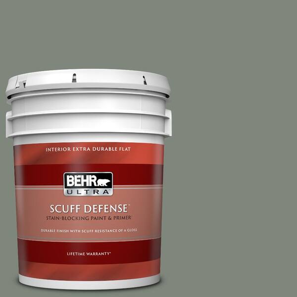 BEHR ULTRA 5 gal. #N410-5 Village Green Extra Durable Flat