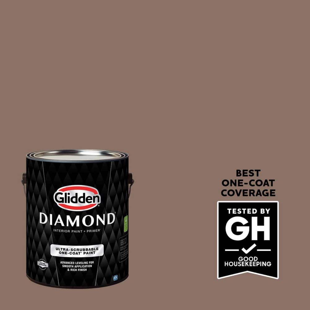 1-gal. PPG1073-6 Derby Brown Flat Interior Paint with Primer price history on PriceWatchPro