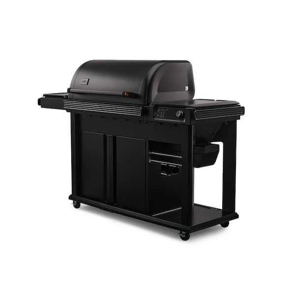 Woodridge Elite Wifi Pellet Grill and Smoker in Black