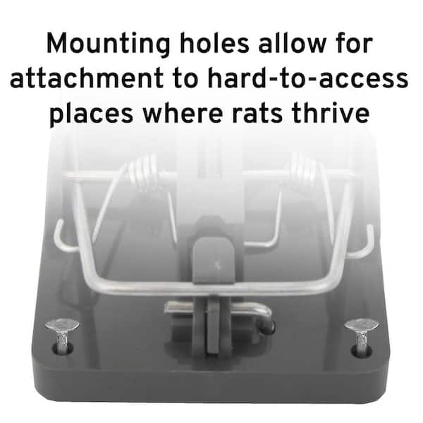 Victor Outdoor and Indoor No-Touch Power Kill Instant-Kill Rat Trap  (2-Pack) M144-2 - The Home Depot