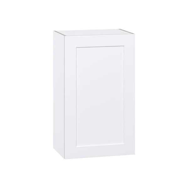 J COLLECTION Roseland 21 in. W x 14 in. D x 35 in. H Assembled Shaker Wall Kitchen Cabinet in Warm White