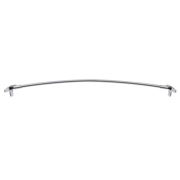 Creative Escape Curved Tension Shower Rod in Chrome