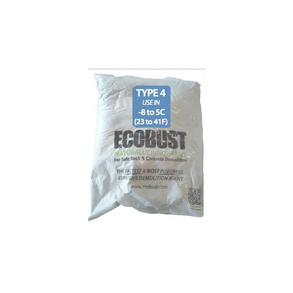 ECOBUST 11 lb. Concrete Cutting and Rock Breaking Non-Combustive Demolition Agent Type 4 (23F - 41F)