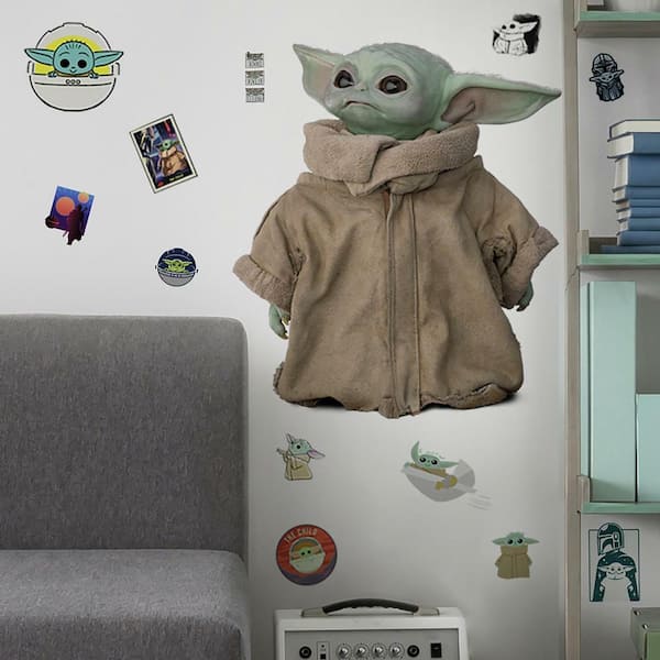 Baby Yoda Round Kids Skid-Resistant Foam Bath Rug, 23 x 23