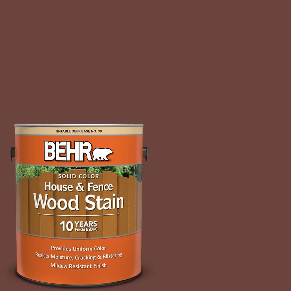1 gal. #S-G-750 Chocolate Sprinkle Solid Color House and Fence Exterior Woo