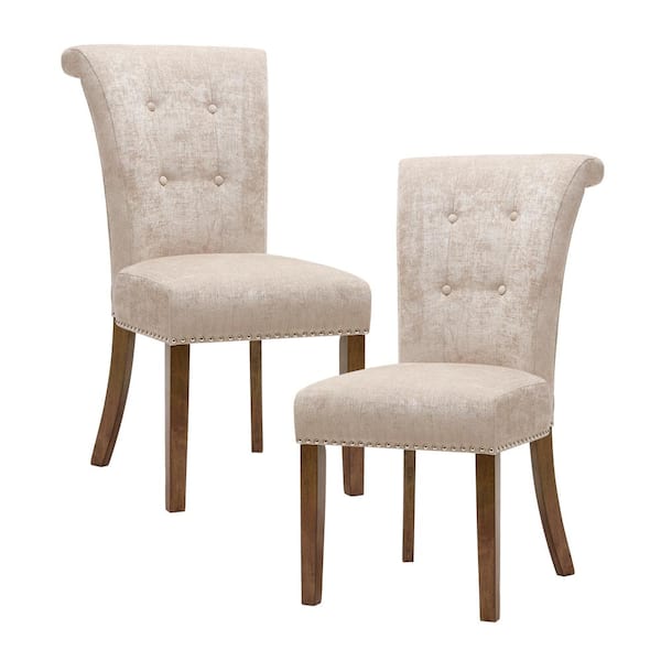 Madison Park Weldon Cream Dining Chair Set of 2