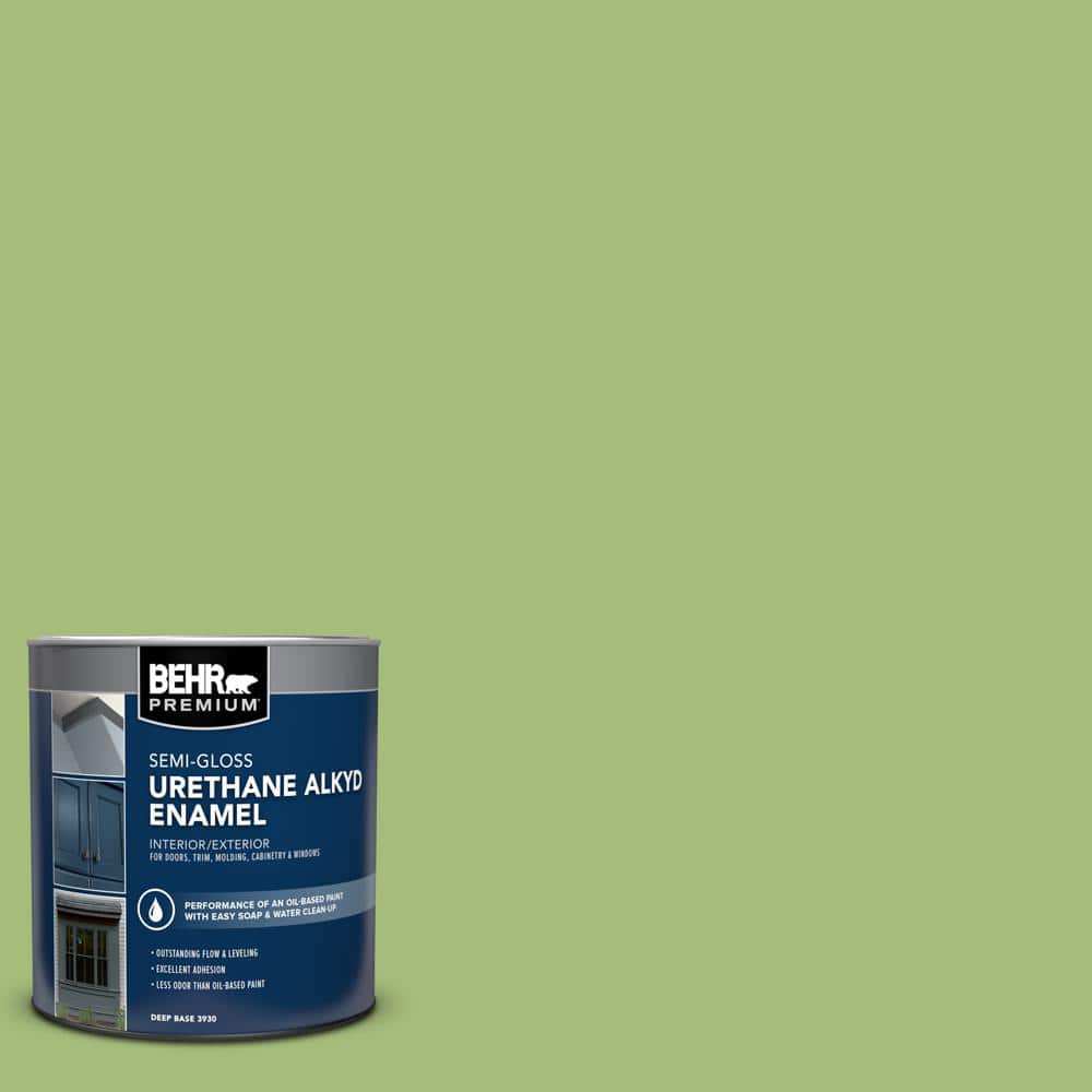 BEHR PREMIUM 1 qt. P3705 Lazy Caterpillar SemiGloss Enamel Urethane