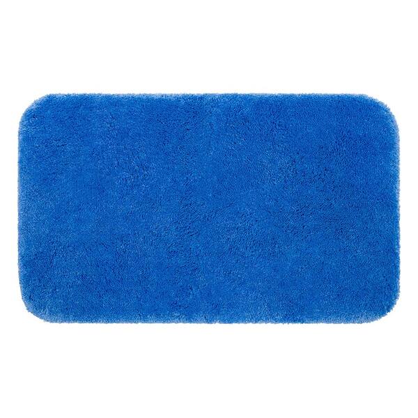 Mohawk Home Riverside French Blue 20 in. x 34 in. Nylon Machine Washable Bath Mat