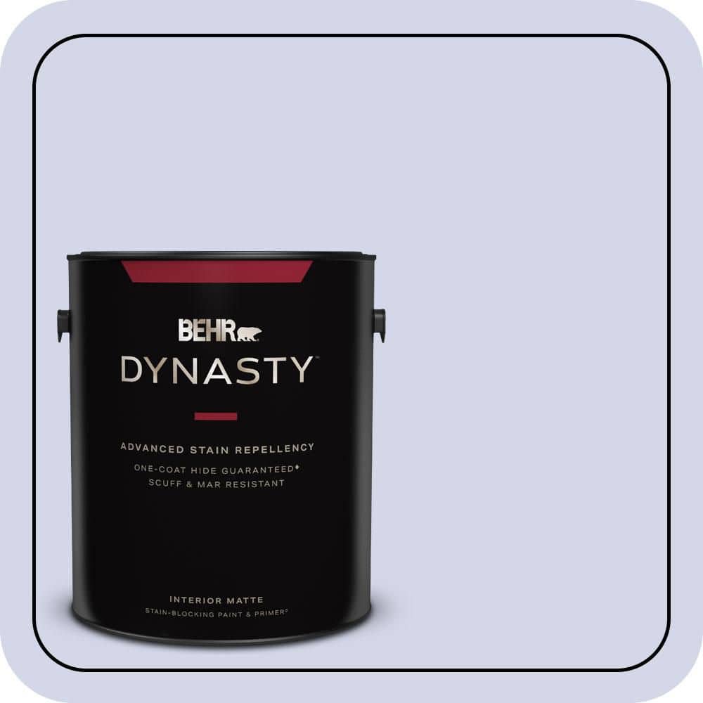 1 gal. #620A-2 Cheerful Whisper Matte Interior Stain-Blocking Paint & Prime