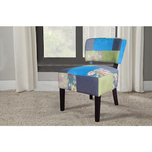Pacific Coastal Patchwork Accent Chair (Set of 1)