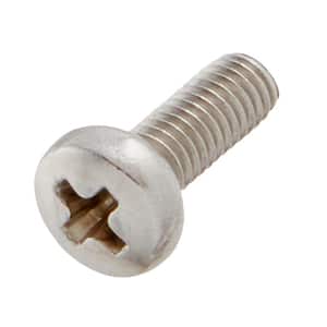 M3-0.5x8mm Stainless Steel Pan Head Phillips Drive Machine Screw 2-Pieces