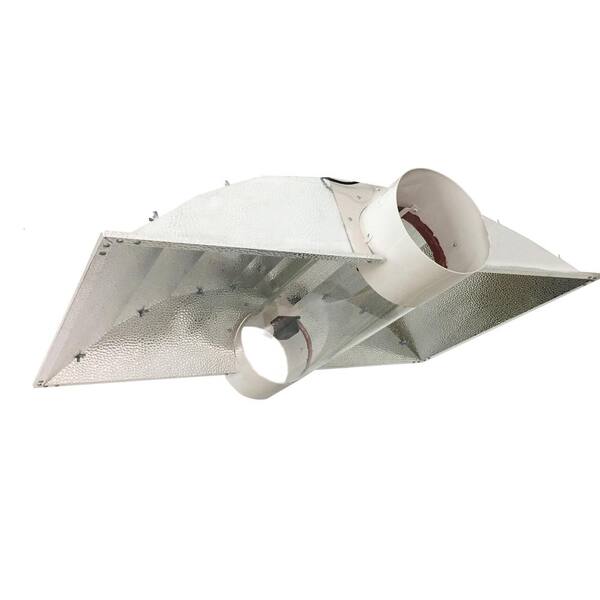 Hydro Crunch 42 in. Double Ended DE Cool Tube XXL Wing with 8 in. Duct Grow Light Reflector for up to 1000-Watt