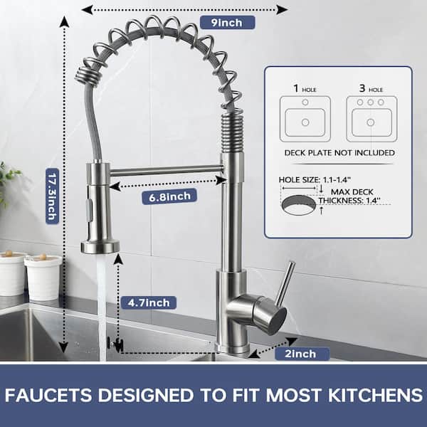 Kitchen Mixer Tap Folding Inside Window Stainless Steel Hot And Cold Can Be Placed Flat Rotating Kitchen Sink Taps Wire Drawing - View #2